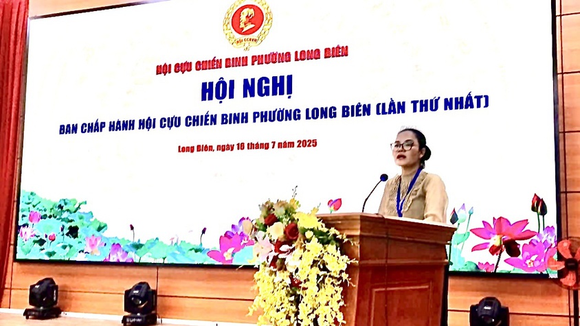 Hội nghị lần thứ nhất Ban chấp hành Hội CCB phường Long Biên