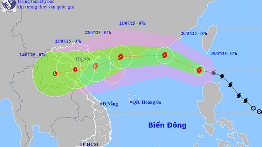 CẬP NHẬT: TIN BÃO KHẨN CẤP (BÃO SỐ 3 - BÃO WIPHA) và các chỉ đạo ứng phó