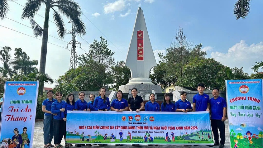 XÃ THANH OAI: RA QUÂN HƯỞNG ỨNG NGÀY CUỐI TUẦN XANH