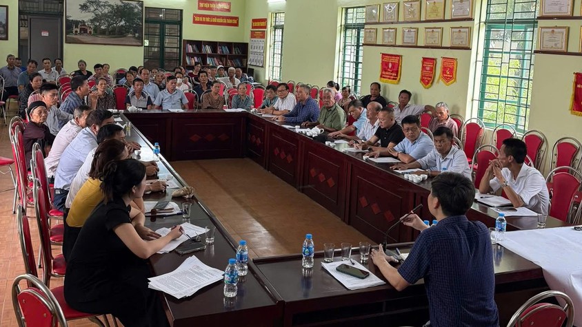 SÓC SƠN TRIỂN KHAI KẾ HOẠCH GIẢI PHÓNG MẶT BẰNG XÂY DỰNG HẠ TẦNG KỸ THUẬT KHU DÂN CƯ THÔN LƯƠNG CHÂU