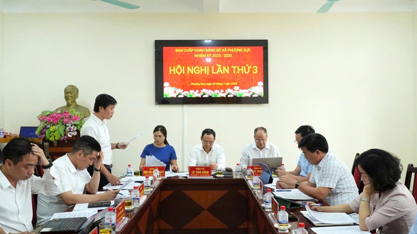 Hội nghị lần thứ 3 Ban Chấp hành Đảng bộ xã