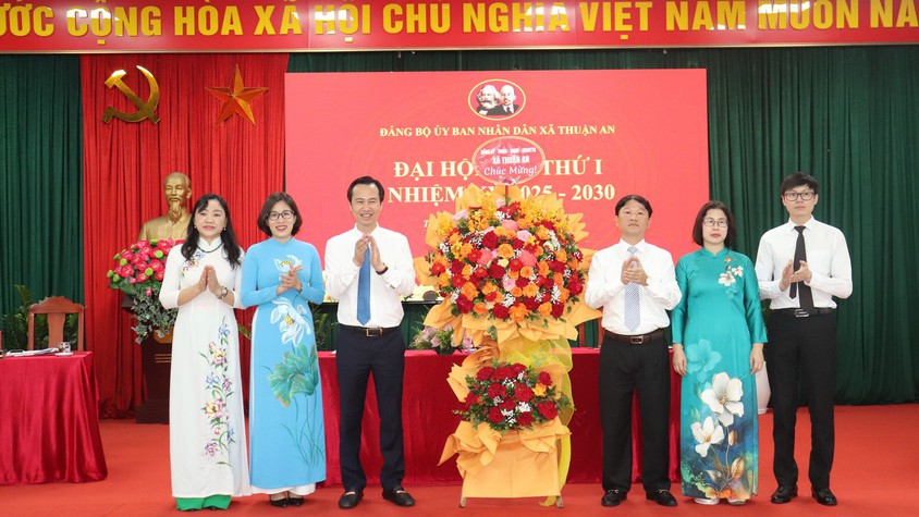 Đại hội Đảng bộ UBND xã Thuận An lần thứ I, nhiệm kỳ 2025 - 2030 thành công tốt đẹp