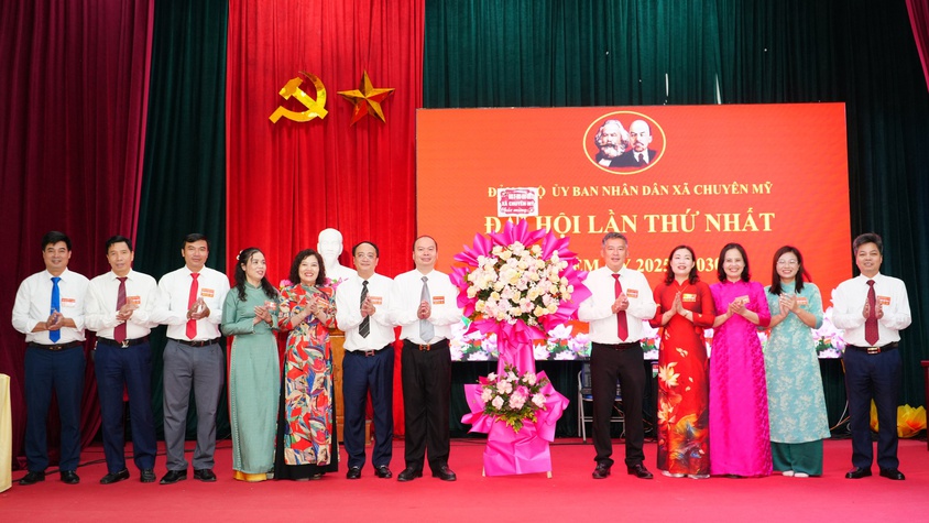 Đại hội Đảng bộ UBND xã Chuyên Mỹ lần thứ I: Quyết tâm xây dựng chính quyền hiệu năng - hiệu lực - hiệu quả