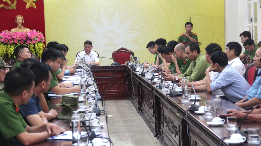 XÃ THẠCH THẤT TỔ CHỨC HỘI NGHỊ TRIỂN KHAI THỰC HIỆN NHIỆM VỤ TRỌNG TÂM VỀ CÔNG TÁC PCCC VÀ CNCH SAU KHI THÀNH LẬP CHÍNH QUYỀN ĐỊA PHƯƠNG HAI CẤP VÀ LUẬT PCCC, CNCH CÓ HIỆU LỰC