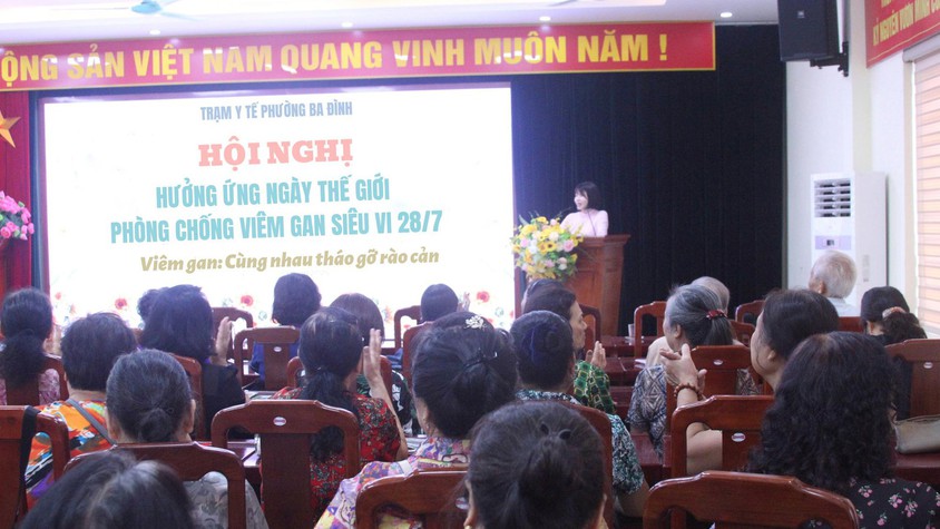 TRẠM Y TẾ PHƯỜNG BA ĐÌNH HƯỞNG ỨNG NGÀY THẾ GIỚI PHÒNG CHỐNG BỆNH VIÊM GAN SIÊU VI 28/7