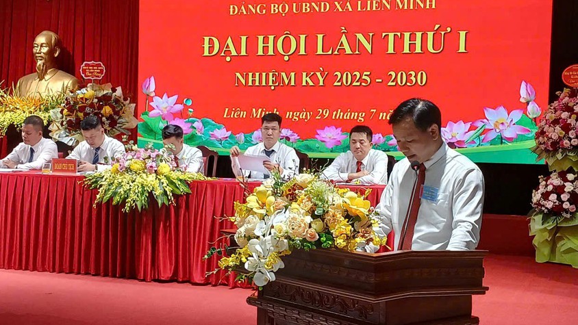 Đại hội Đảng bộ UBND xã Liên Minh lần thứ I, nhiệm kỳ 2025-2030