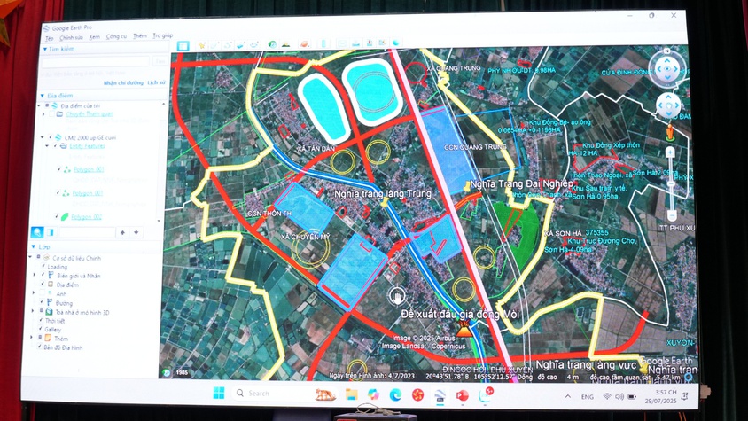 Đề xuất định hướng quy hoạch chung xã Chuyên Mỹ