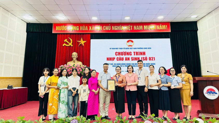 MTTQ Việt Nam phường Long Biên tổ chức chương trình “Nhịp cầu an sinh (số 02)”