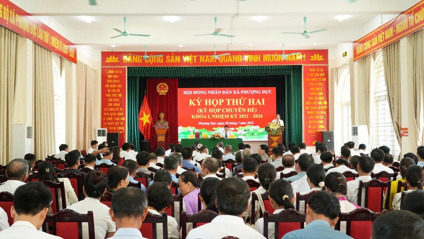 HĐND xã Phượng Dực tổ chức Kỳ họp thứ hai (kỳ họp chuyên đề) khóa I, nhiệm kỳ 2021-2026