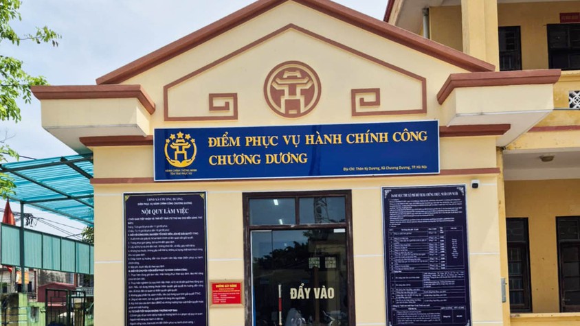 Xã Chương Dương đứng vị trí top 3
“Bộ chỉ số phục vụ người dân” tháng 7/2025