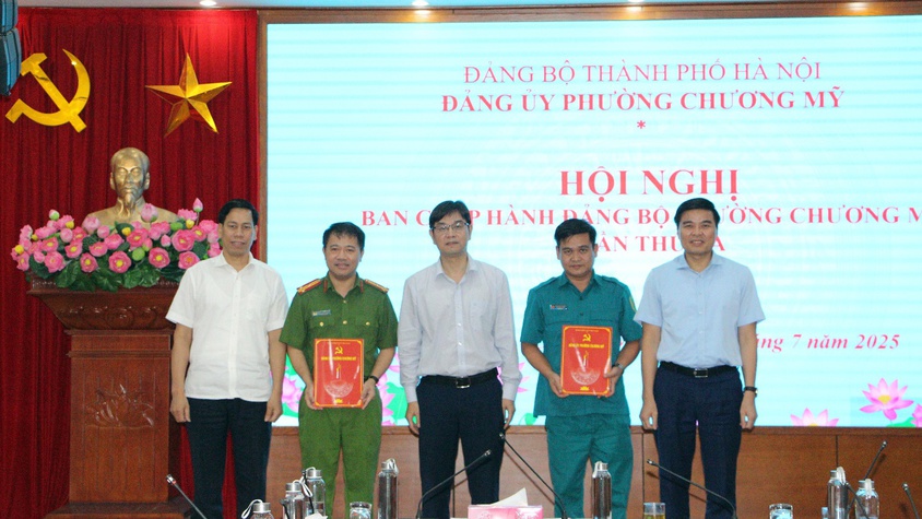 Hội nghị Ban Chấp hành Đảng bộ phường Chương Mỹ lần thứ ba