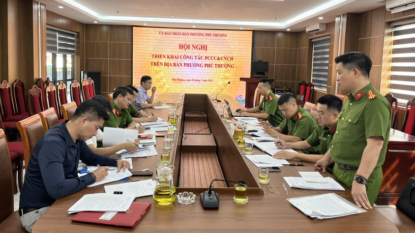 Phường Phú Thượng triển khai, thực hiện công tác quản lý nhà nước về phòng cháy, chữa cháy và cứu hộ, cứu nạn