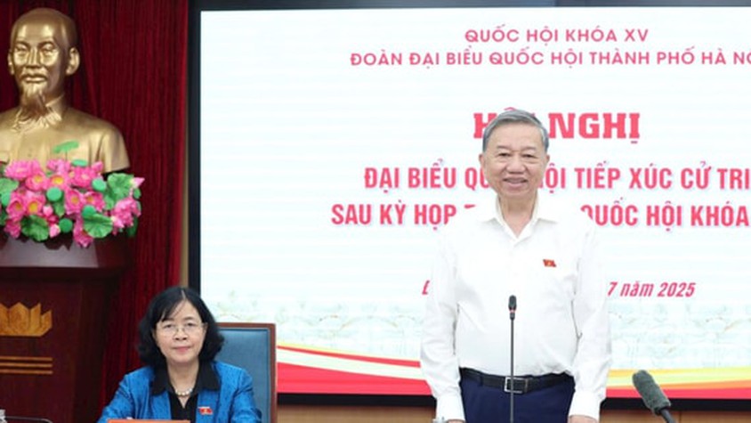Tổng Bí thư Tô Lâm: Cán bộ phải đặt mình trong niềm phấn khởi chung của nhân dân