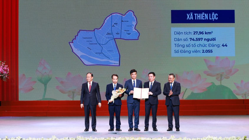 Xã Thiên Lộc: Những thông tin chi tiết sau sắp xếp