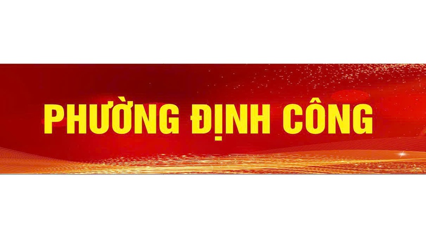 THÔNG BÁO CÁC ĐỊA ĐIỂM ĐẶT TRỤ SỞ CÁC CƠ QUAN CỦA PHƯỜNG ĐỊNH CÔNG