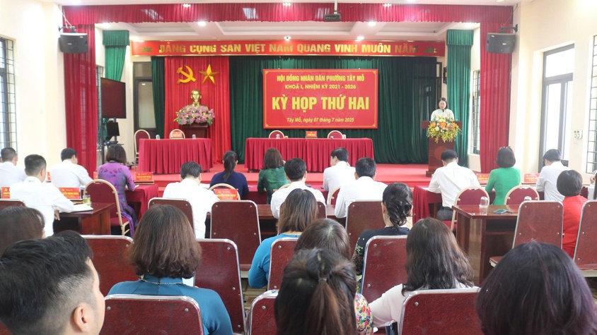Kỳ họp thứ II HĐND phường Tây Mỗ khóa I,  nhiệm kỳ 2021-2026