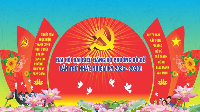 Tập trung tuyên truyền đại hội Đảng các cấp trên địa bàn phường Bồ Đề
