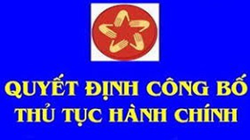 Quyết định về việc Công bố danh mục thủ tục hành chính mới ban hành trong lĩnh vực Khí tượng thủy văn trên địa bàn Thành phố Hà Nội