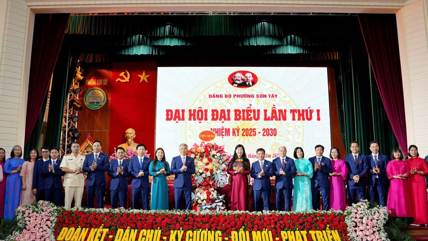 Đại hội Đảng bộ phường Sơn Tây lần thứ Nhất: Dấu mốc quan trọng, quyết tâm bứt phá