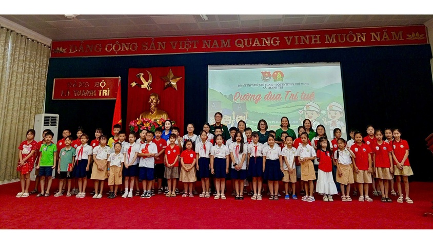 XÃ THANH TRÌ: ẤN TƯỢNG CUỘC THI “ĐƯỜNG ĐUA TRÍ TUỆ” - CHIẾN DỊCH THANH NIÊN TÌNH NGUYỆN HÈ 2025