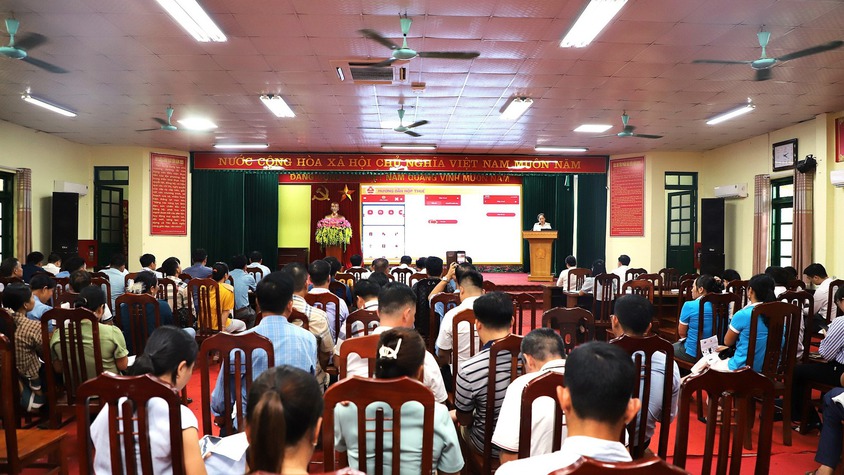 XÃ YÊN XUÂN TRIỂN KHAI CÀI ĐẶT ỨNG DỤNG ETAX MOBILE