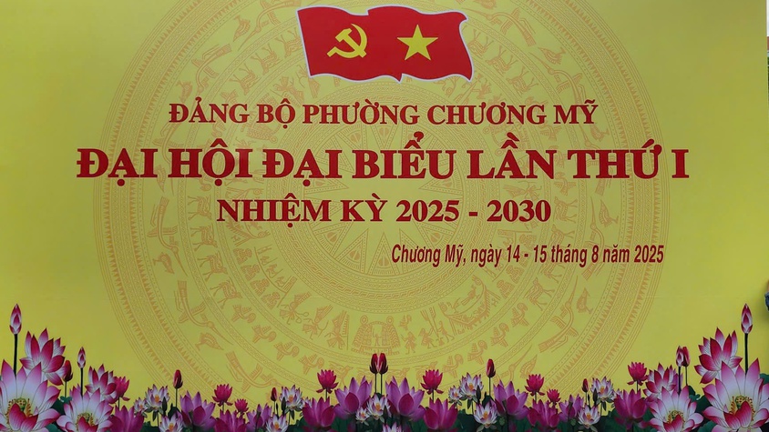 Chương Mỹ sẵn sàng cho Đại hội đại biểu Đảng bộ phường lần thứ I, nhiệm kỳ 2025 – 2030