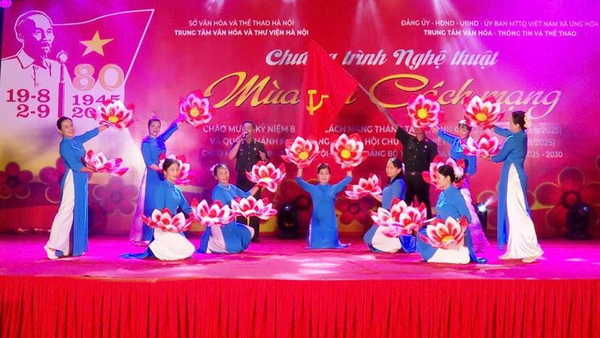 Ứng Hoà: Chào mừng thành công Đại hội đại biểu Đảng bộ xã lần thứ nhất, 80 năm cách mạng tháng Tám và Quốc khánh 2/9.