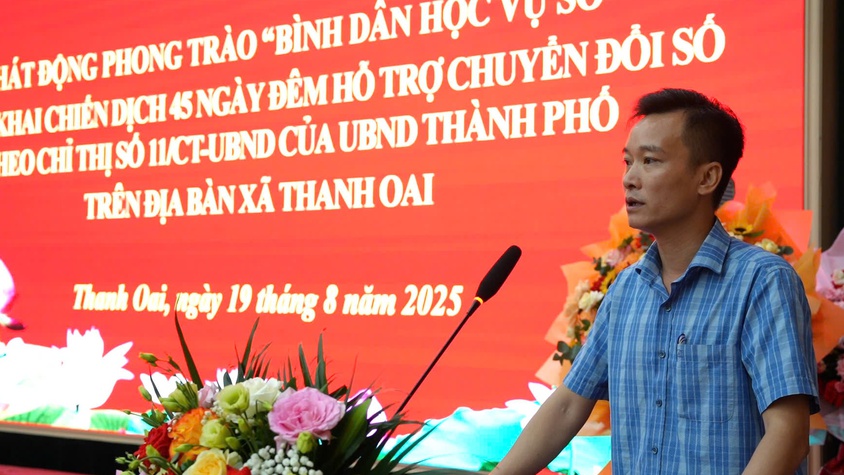 Xã Thanh Oai phát động phong trào 