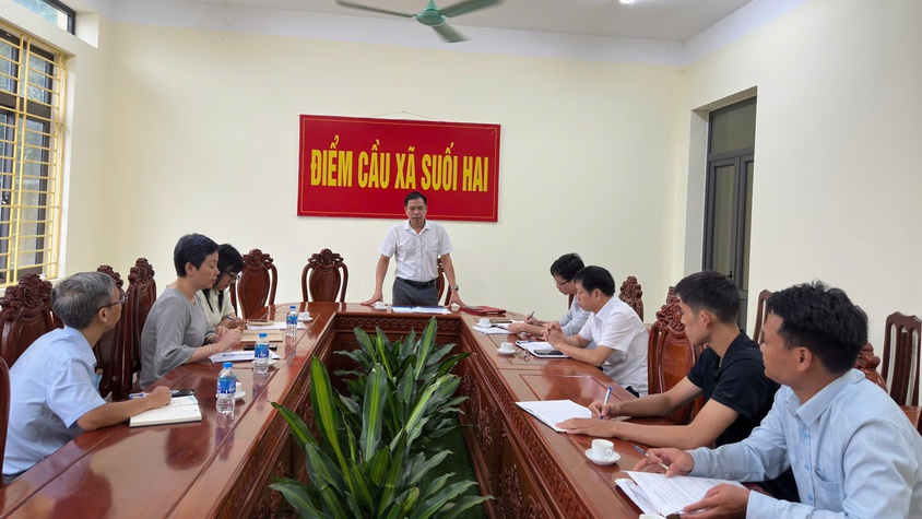 Tổ chức HSCV (Hoa Kỳ) khảo sát, định hướng hỗ trợ sinh kế và việc làm cho thanh niên xã Suối Hai