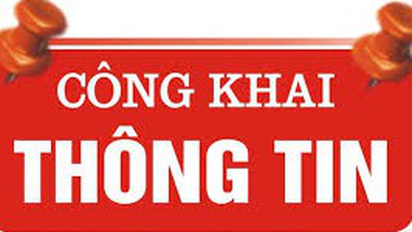 Thông báo niêm yết công khai Quyết định thu hồi đất với 04 hộ gia đình, cá nhân trong diện GPMB