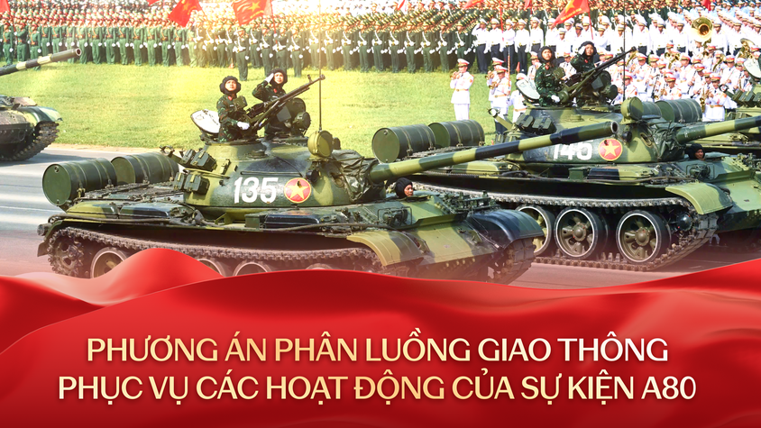 Chi tiết 5 mốc thời gian và tuyến đường cấm, hạn chế phục vụ Lễ diễu binh, diễu hành kỷ niệm 80 năm Quốc khánh