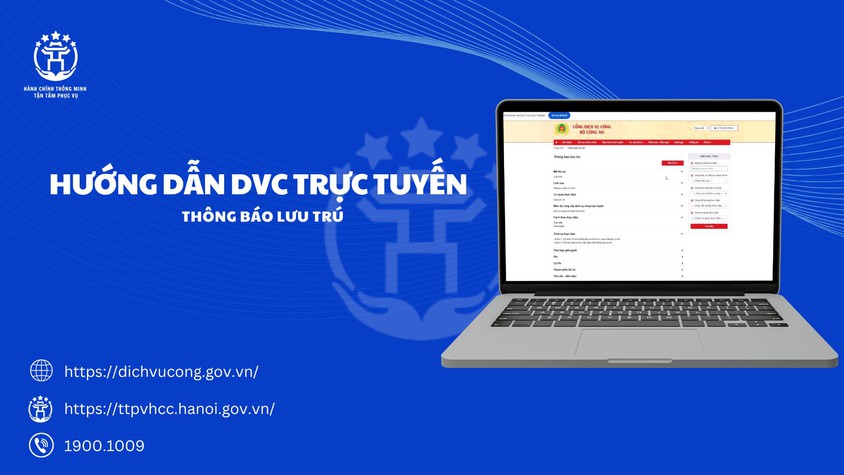 Hướng dẫn công dân thực hiện thủ tục “Thông báo lưu trú” trực tuyến trên Cổng Dịch vụ công Quốc gia