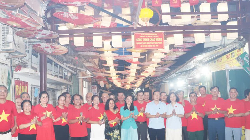Phường Phú Diễn khánh thành công trình Dân vận khéo 