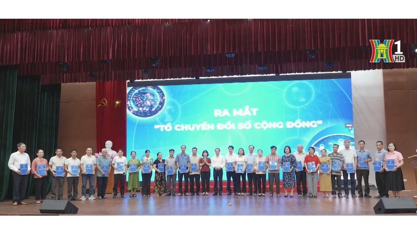 Phường Cầu Giấy ra mắt 55 tổ chuyển đổi số cộng đồng