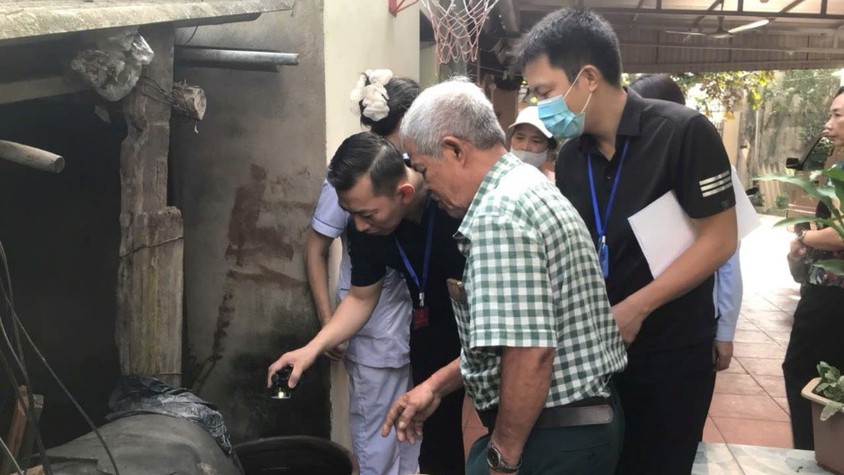 Giám sát diệt bọ gậy phòng, chống sốt xuất huyết