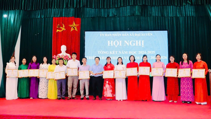 Xã Đại Xuyên: Tổng kết năm học 2024-2025, triển khai nhiệm vụ năm học 2025-2026