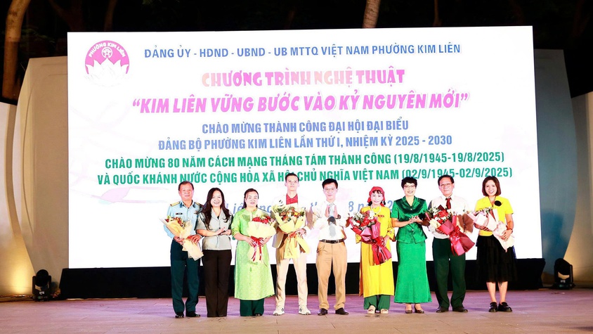 Chương trình nghệ thuật chào mừng thành công Đại hội Đại biểu Đảng bộ phường Kim Liên lần thứ I, nhiệm kỳ 2025 – 2030