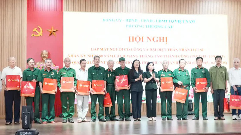Thượng Cát gặp mặt tri ân gia đình chính sách nhân kỷ niệm 80 năm Quốc khánh 2/9