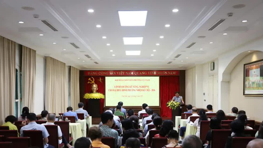 Phường Cửa Nam tổ chức tập huấn nâng cao kiến thức kỹ năng cho đại biểu hội đồng nhân dân