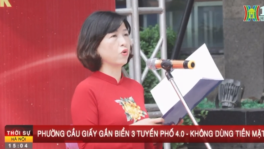 Phường Cầu Giấy gắn biển các mô hình chào mừng kỷ niệm 80 năm Cách mạng tháng Tám và Quốc khánh 02/9