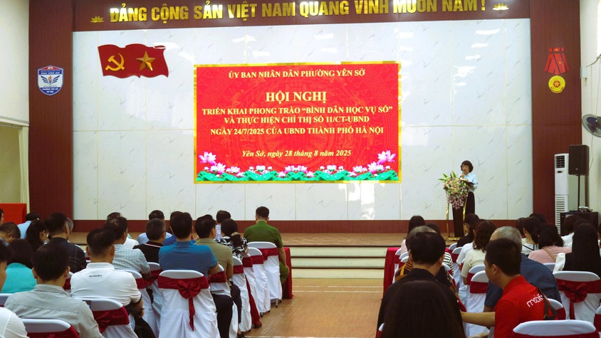 Yên Sở triển khai mạnh mẽ phong trào “Bình dân học vụ số”