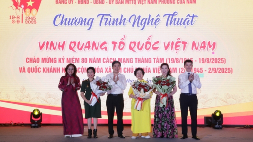 Phường Cửa Nam tổ chức văn nghệ chào mừng ngày lễ lớn của đất nước