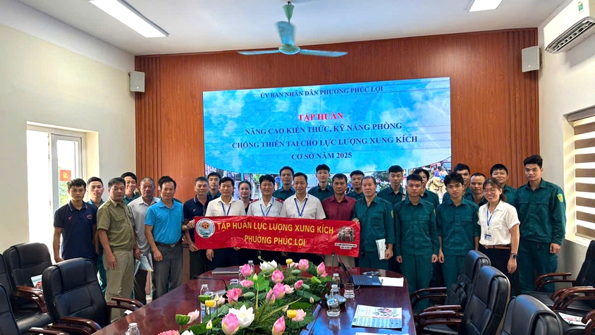 Tập huấn nâng cao kiến thức, kỹ năng phòng chống thiên tai