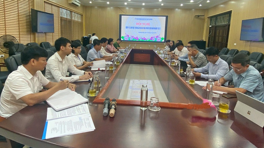 UBND xã Xuân Mai tổ chức hội nghị tiếp và làm việc với ngân hàng nhà nước chi nhành khu vực I