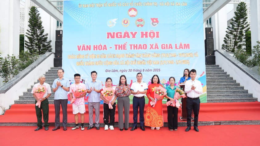 Ngày hội Văn hoá – Thể thao xã Gia Lâm chào mừng 80 năm Cách mạng Tháng Tám và Quốc khánh 2/9