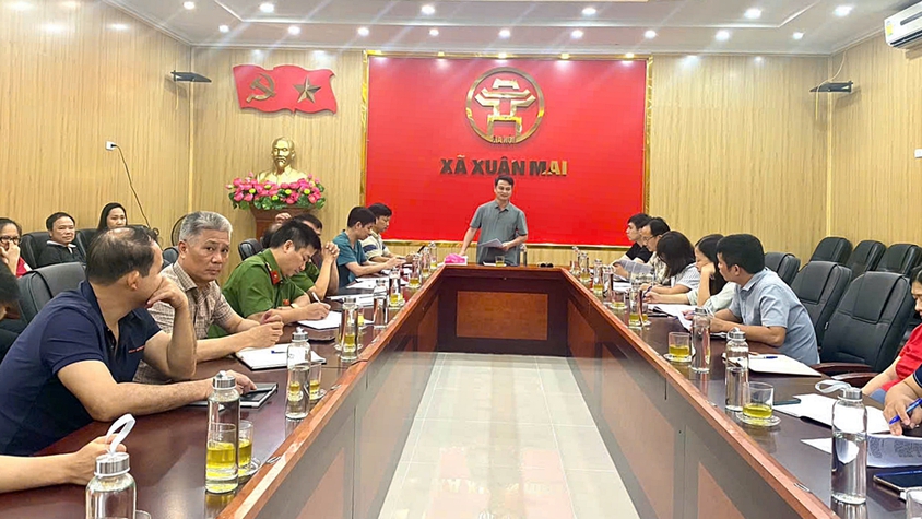 Xuân Mai triển khai tặng quà cho người dân nhân dịp kỷ niệm 80 năm Cách mạng tháng Tám và Quốc khánh 02/9