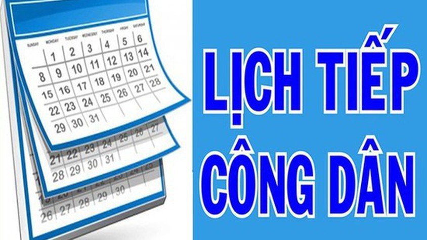 LỊCH TIẾP CÔNG DÂN CỦA BÍ THƯ ĐẢNG ỦY XÃ ĐÔNG ANH THÁNG 8 NĂM 2025