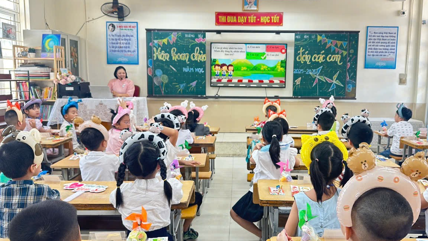 Trường Tiểu học Yên Sở hân hoan chào đón các em học sinh lớp 1