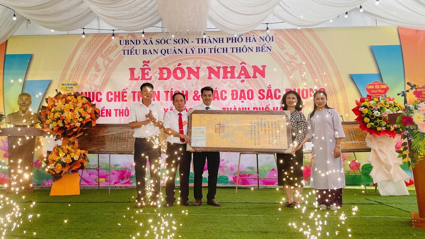LỄ ĐÓN PHỤC HỒI SẮC PHONG ĐỀN BẾN
