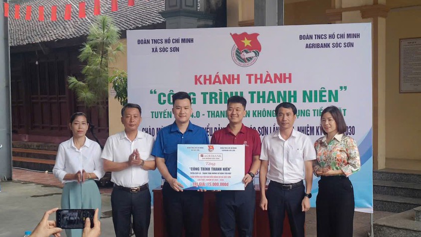 RA MẮT CÔNG TRÌNH THANH NIÊN CHÀO MỪNG ĐẠI HỘI ĐẢNG BỘ XÃ LẦN THỨ I, NHIỆM KỲ 2025-2030